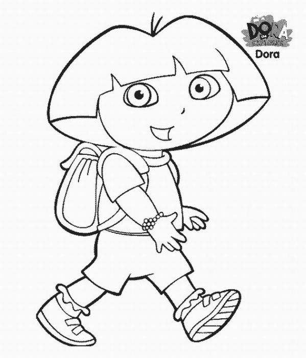 Página para colorir: Dora a Aventureira (desenhos animados) #29922 - Páginas para Colorir Imprimíveis Gratuitamente