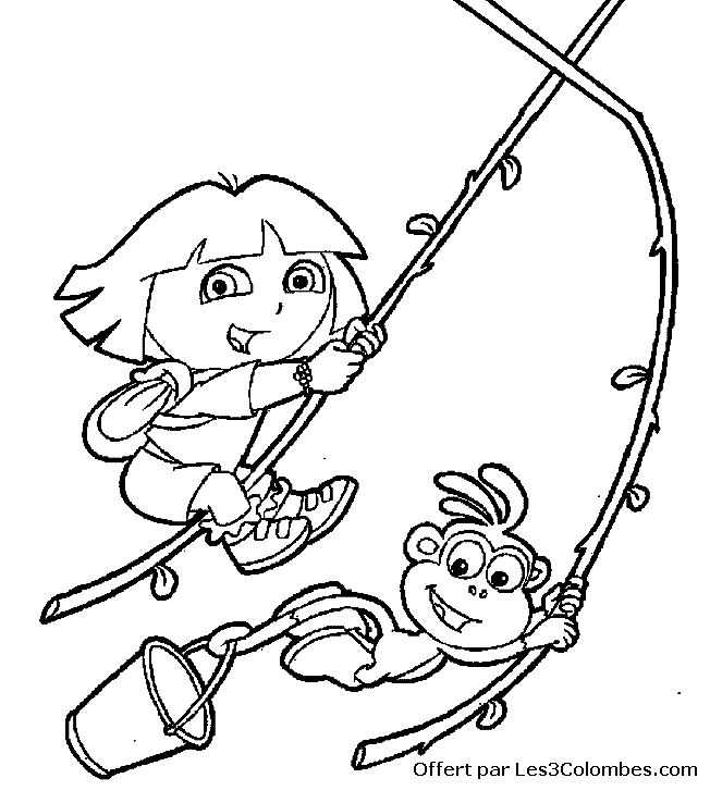 Página para colorir: Dora a Aventureira (desenhos animados) #29923 - Páginas para Colorir Imprimíveis Gratuitamente