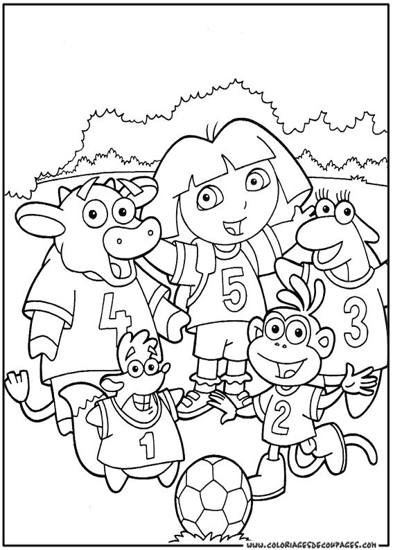 Página para colorir: Dora a Aventureira (desenhos animados) #29926 - Páginas para Colorir Imprimíveis Gratuitamente