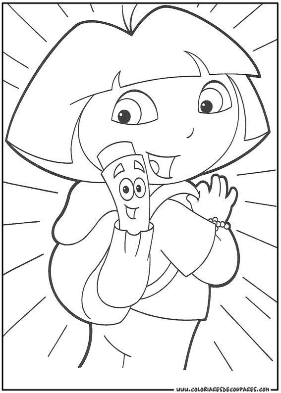 Página para colorir: Dora a Aventureira (desenhos animados) #29930 - Páginas para Colorir Imprimíveis Gratuitamente