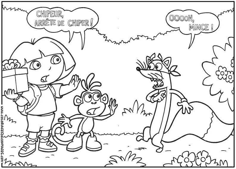 Página para colorir: Dora a Aventureira (desenhos animados) #29936 - Páginas para Colorir Imprimíveis Gratuitamente