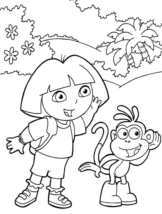 Página para colorir: Dora a Aventureira (desenhos animados) #29937 - Páginas para Colorir Imprimíveis Gratuitamente