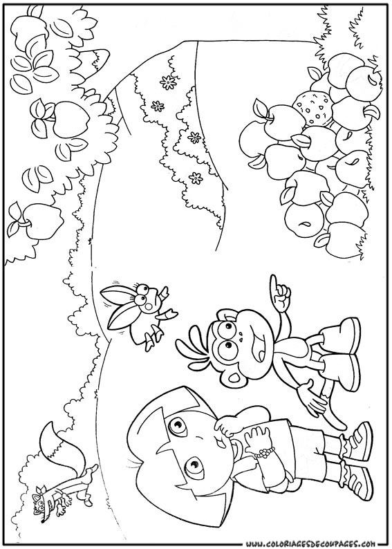 Página para colorir: Dora a Aventureira (desenhos animados) #29941 - Páginas para Colorir Imprimíveis Gratuitamente