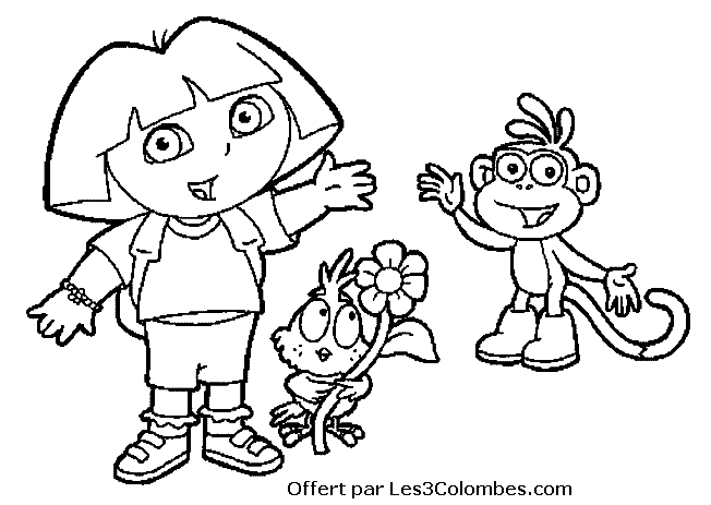 Página para colorir: Dora a Aventureira (desenhos animados) #29949 - Páginas para Colorir Imprimíveis Gratuitamente