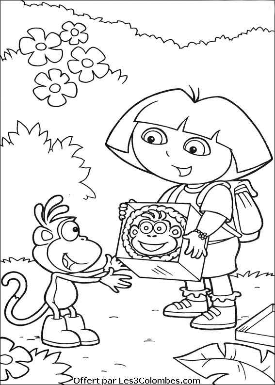 Página para colorir: Dora a Aventureira (desenhos animados) #29956 - Páginas para Colorir Imprimíveis Gratuitamente