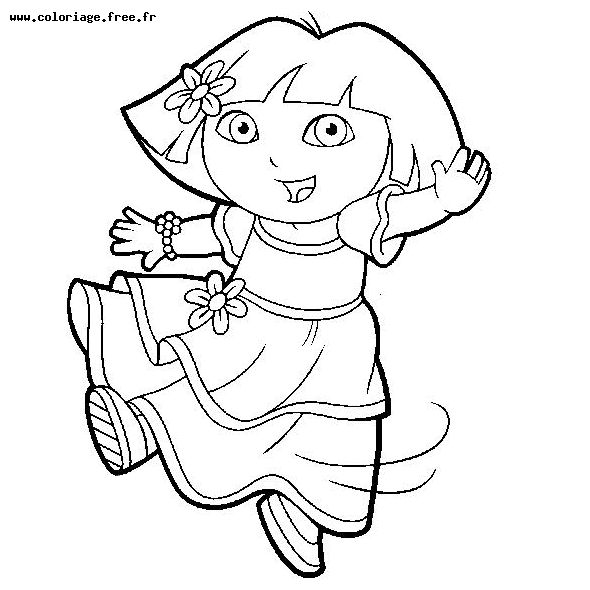 Página para colorir: Dora a Aventureira (desenhos animados) #29963 - Páginas para Colorir Imprimíveis Gratuitamente