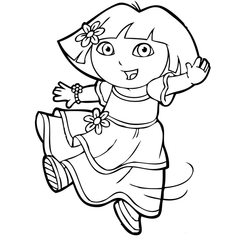 Página para colorir: Dora a Aventureira (desenhos animados) #29967 - Páginas para Colorir Imprimíveis Gratuitamente