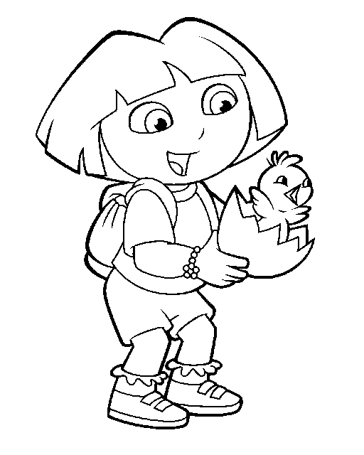 Página para colorir: Dora a Aventureira (desenhos animados) #29983 - Páginas para Colorir Imprimíveis Gratuitamente