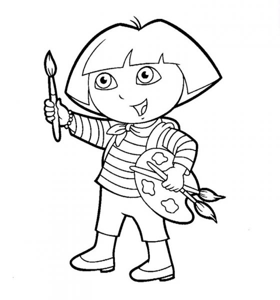 Página para colorir: Dora a Aventureira (desenhos animados) #29989 - Páginas para Colorir Imprimíveis Gratuitamente