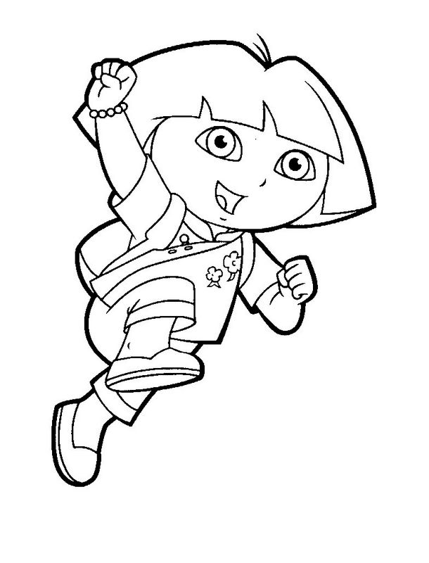 Página para colorir: Dora a Aventureira (desenhos animados) #29990 - Páginas para Colorir Imprimíveis Gratuitamente