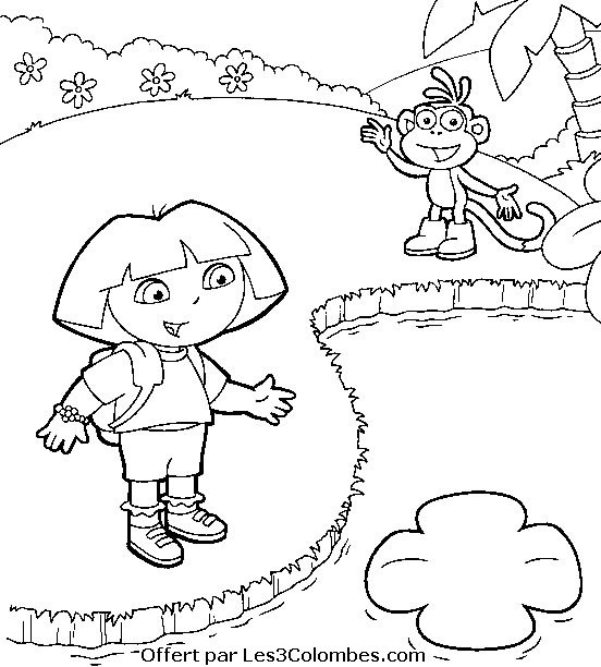 Página para colorir: Dora a Aventureira (desenhos animados) #30013 - Páginas para Colorir Imprimíveis Gratuitamente