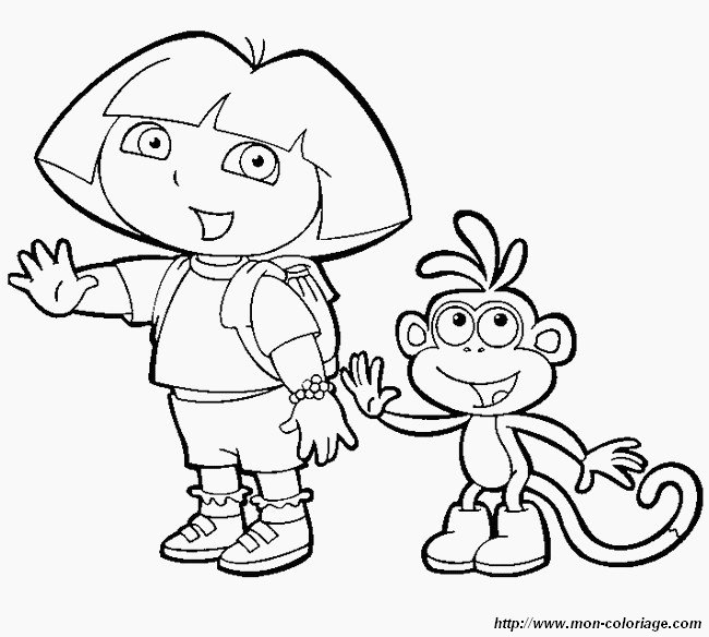 Página para colorir: Dora a Aventureira (desenhos animados) #30019 - Páginas para Colorir Imprimíveis Gratuitamente