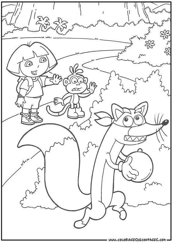 Página para colorir: Dora a Aventureira (desenhos animados) #30022 - Páginas para Colorir Imprimíveis Gratuitamente