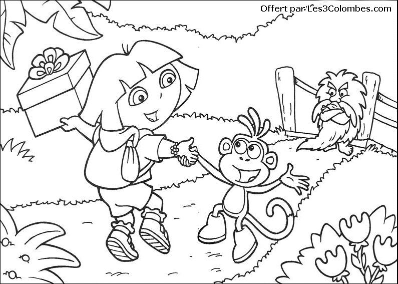 Página para colorir: Dora a Aventureira (desenhos animados) #30025 - Páginas para Colorir Imprimíveis Gratuitamente