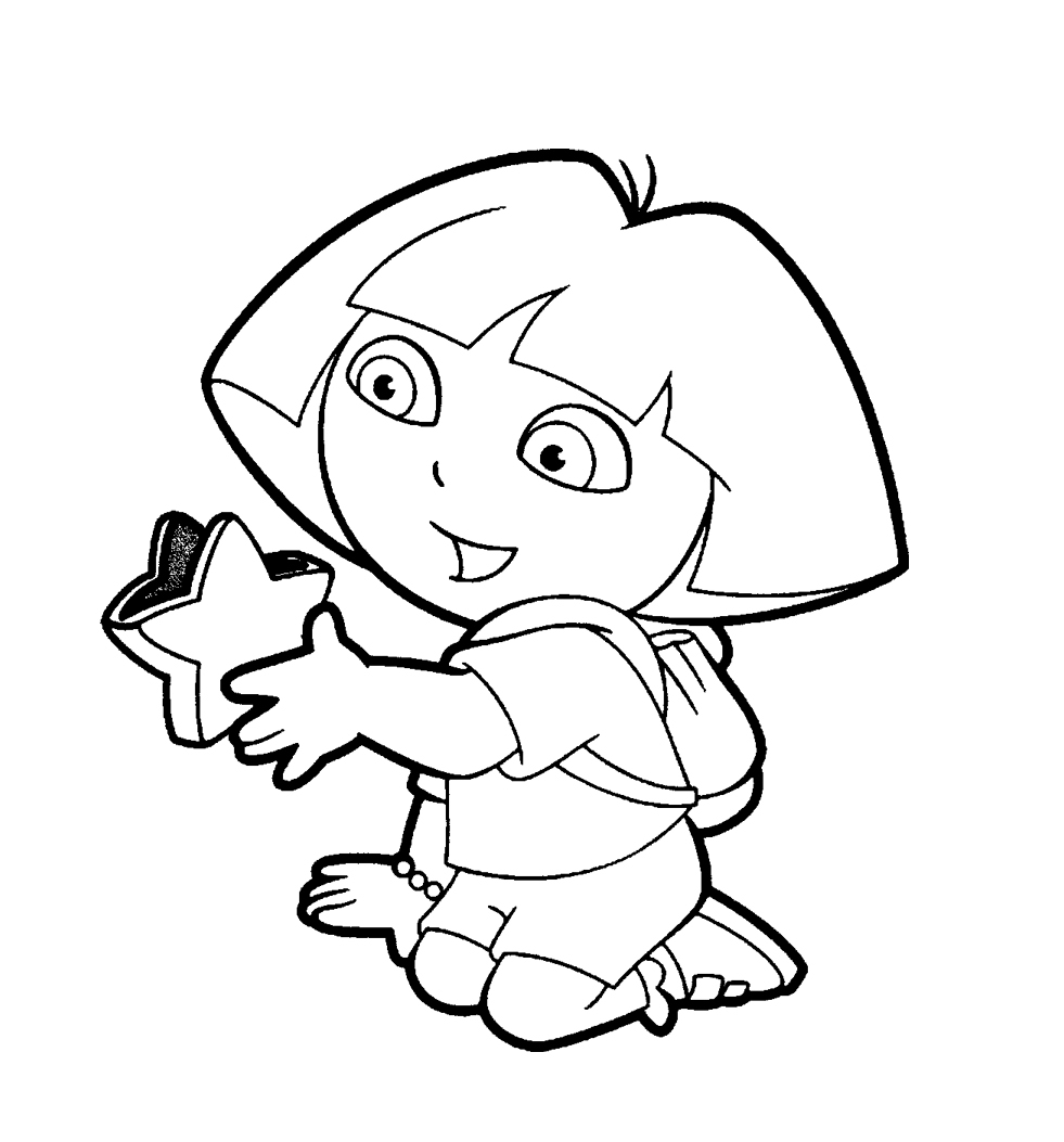 Página para colorir: Dora a Aventureira (desenhos animados) #30027 - Páginas para Colorir Imprimíveis Gratuitamente