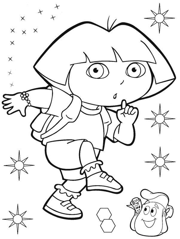 Página para colorir: Dora a Aventureira (desenhos animados) #30035 - Páginas para Colorir Imprimíveis Gratuitamente