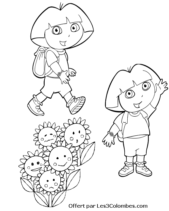 Página para colorir: Dora a Aventureira (desenhos animados) #30062 - Páginas para Colorir Imprimíveis Gratuitamente