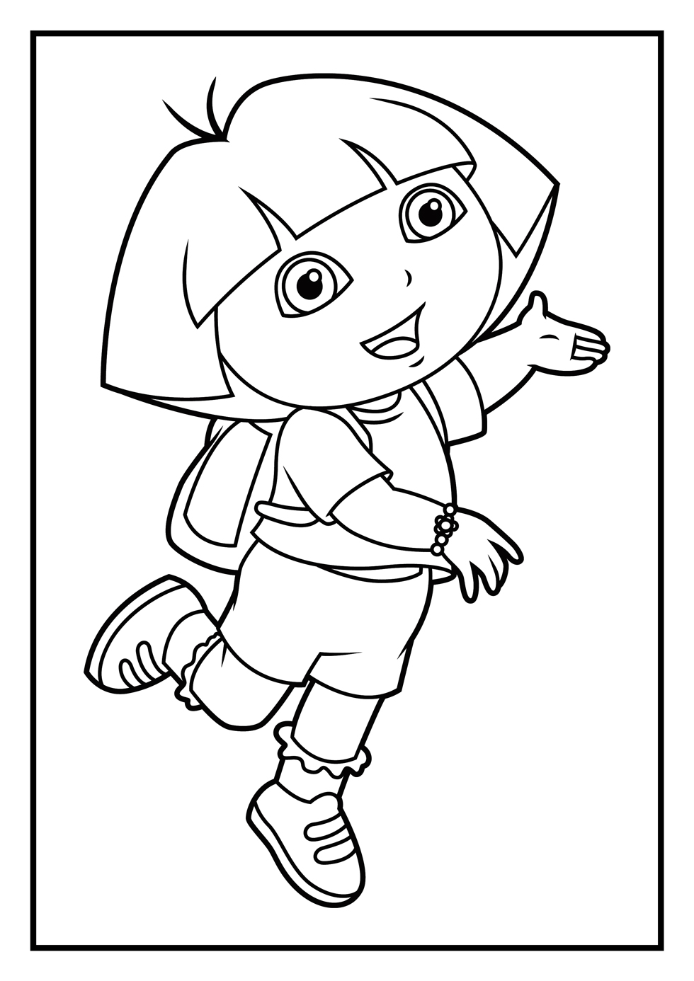 Página para colorir: Dora a Aventureira (desenhos animados) #30095 - Páginas para Colorir Imprimíveis Gratuitamente