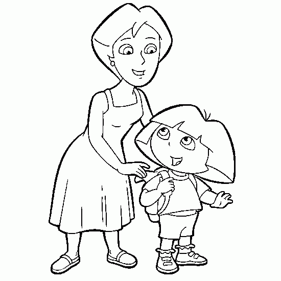 Página para colorir: Dora a Aventureira (desenhos animados) #30097 - Páginas para Colorir Imprimíveis Gratuitamente