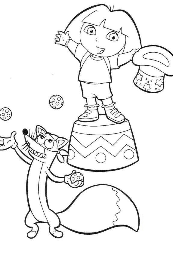 Página para colorir: Dora a Aventureira (desenhos animados) #30101 - Páginas para Colorir Imprimíveis Gratuitamente