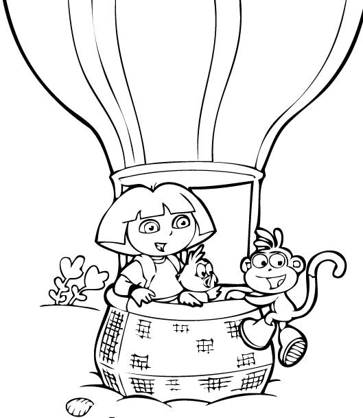 Página para colorir: Dora a Aventureira (desenhos animados) #30102 - Páginas para Colorir Imprimíveis Gratuitamente