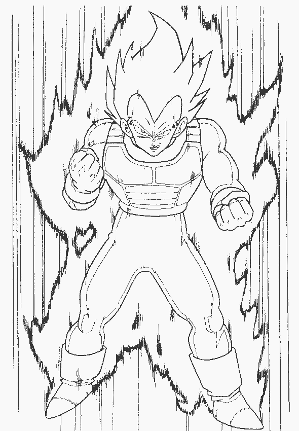 Página para colorir: Dragon Ball Z (desenhos animados) #38488 - Páginas para Colorir Imprimíveis Gratuitamente