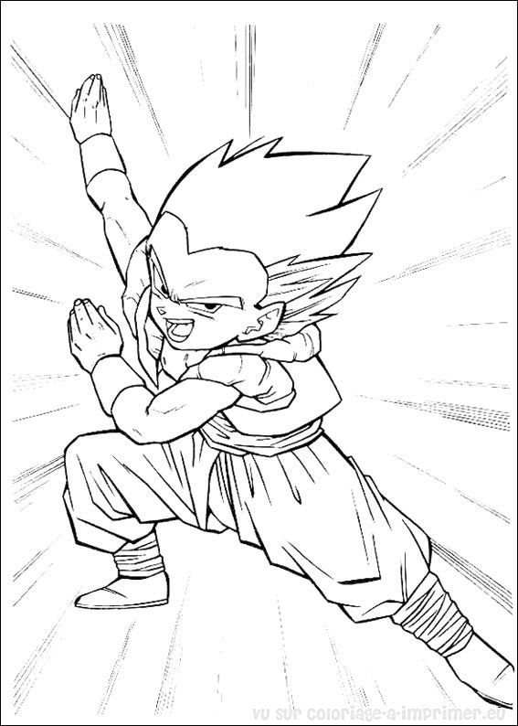 Página para colorir: Dragon Ball Z (desenhos animados) #38495 - Páginas para Colorir Imprimíveis Gratuitamente