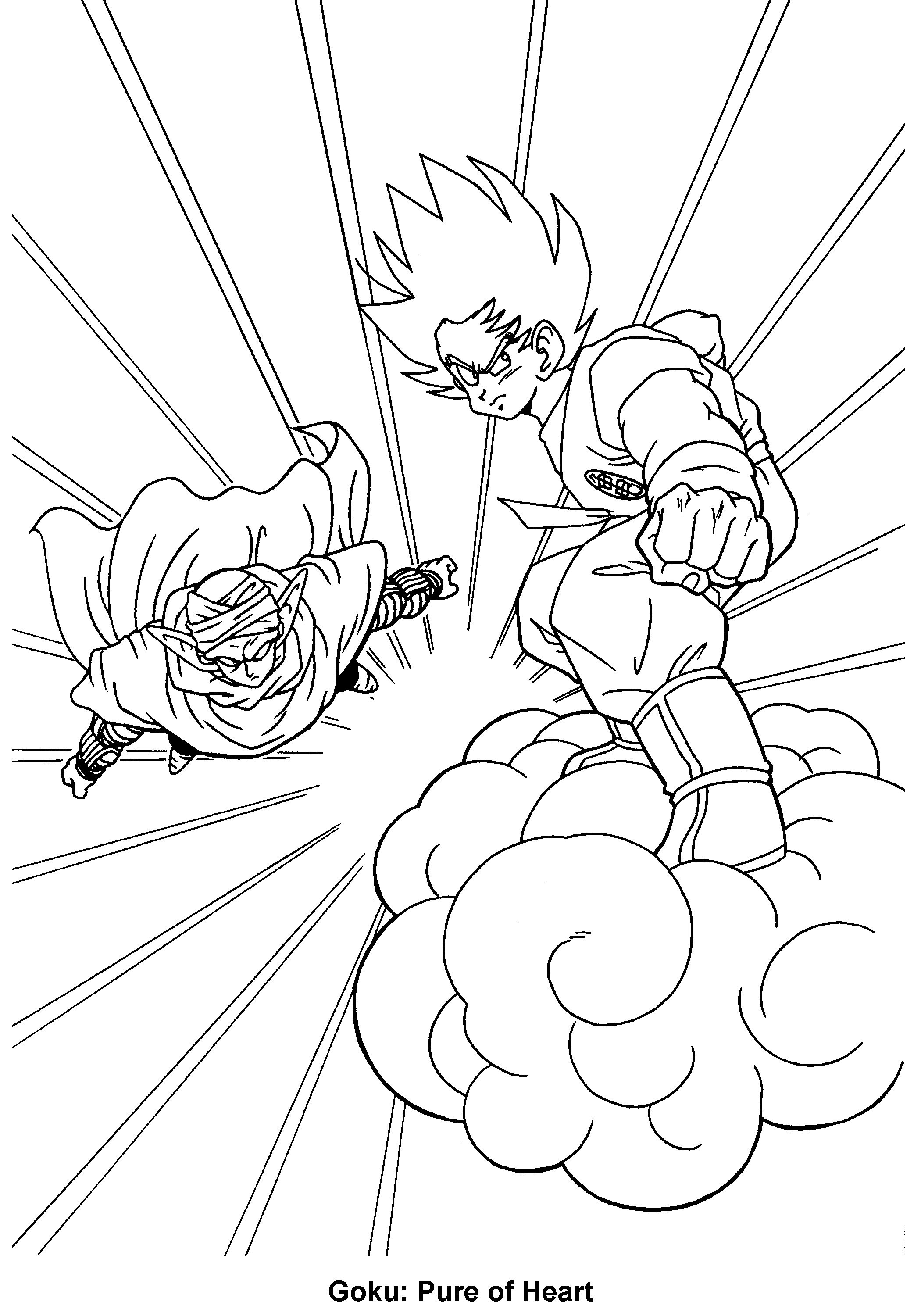 Página para colorir: Dragon Ball Z (desenhos animados) #38503 - Páginas para Colorir Imprimíveis Gratuitamente