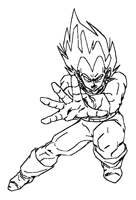 Página para colorir: Dragon Ball Z (desenhos animados) #38511 - Páginas para Colorir Imprimíveis Gratuitamente