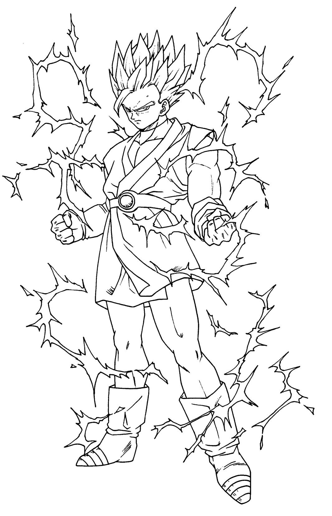 Página Dragon Ball Z #38515 (desenhos animados) para colorir