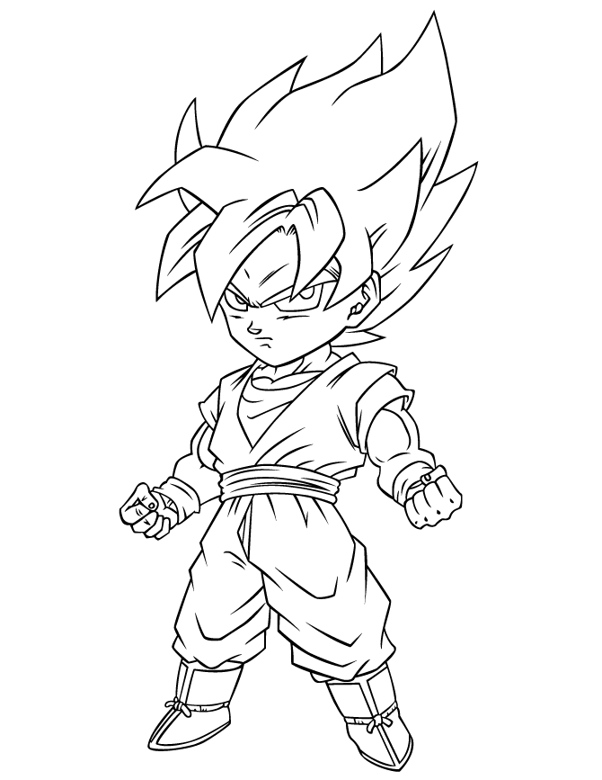 Página para colorir: Dragon Ball Z (desenhos animados) #38519 - Páginas para Colorir Imprimíveis Gratuitamente