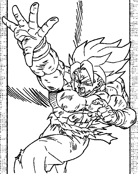Página para colorir: Dragon Ball Z (desenhos animados) #38529 - Páginas para Colorir Imprimíveis Gratuitamente