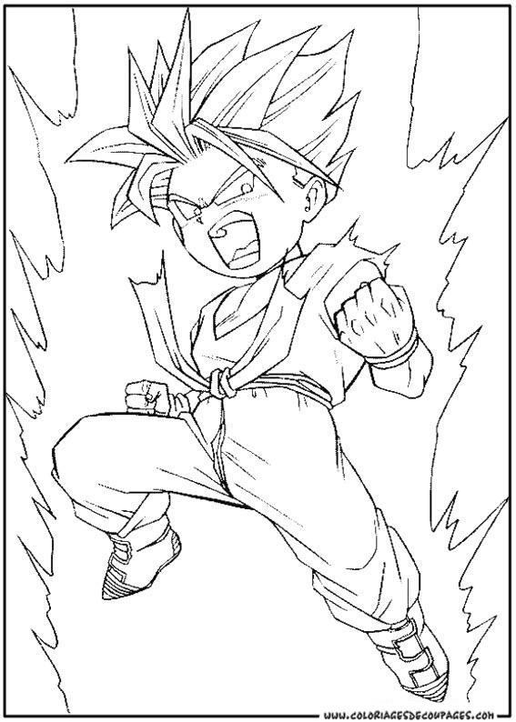 Página para colorir: Dragon Ball Z (desenhos animados) #38537 - Páginas para Colorir Imprimíveis Gratuitamente