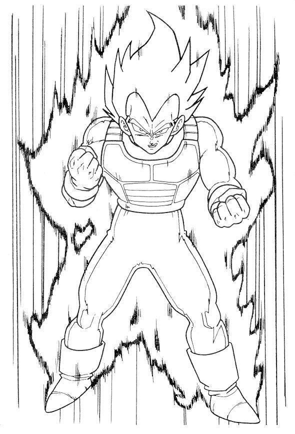 Página para colorir: Dragon Ball Z (desenhos animados) #38538 - Páginas para Colorir Imprimíveis Gratuitamente