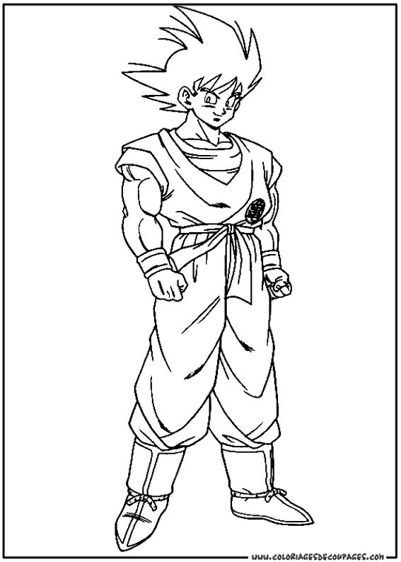 Página para colorir: Dragon Ball Z (desenhos animados) #38561 - Páginas para Colorir Imprimíveis Gratuitamente