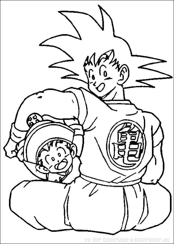 Página para colorir: Dragon Ball Z (desenhos animados) #38589 - Páginas para Colorir Imprimíveis Gratuitamente