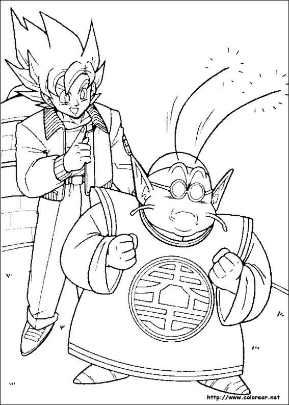 Página para colorir: Dragon Ball Z (desenhos animados) #38592 - Páginas para Colorir Imprimíveis Gratuitamente