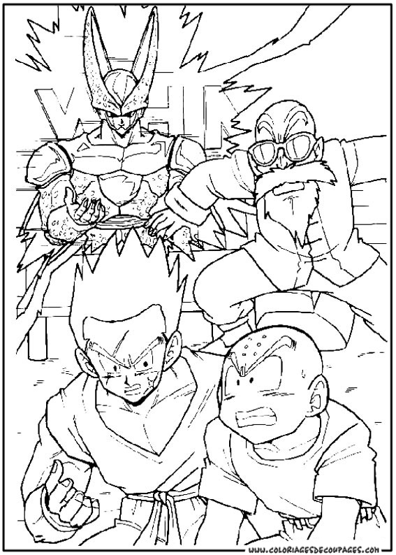 Página para colorir: Dragon Ball Z (desenhos animados) #38599 - Páginas para Colorir Imprimíveis Gratuitamente