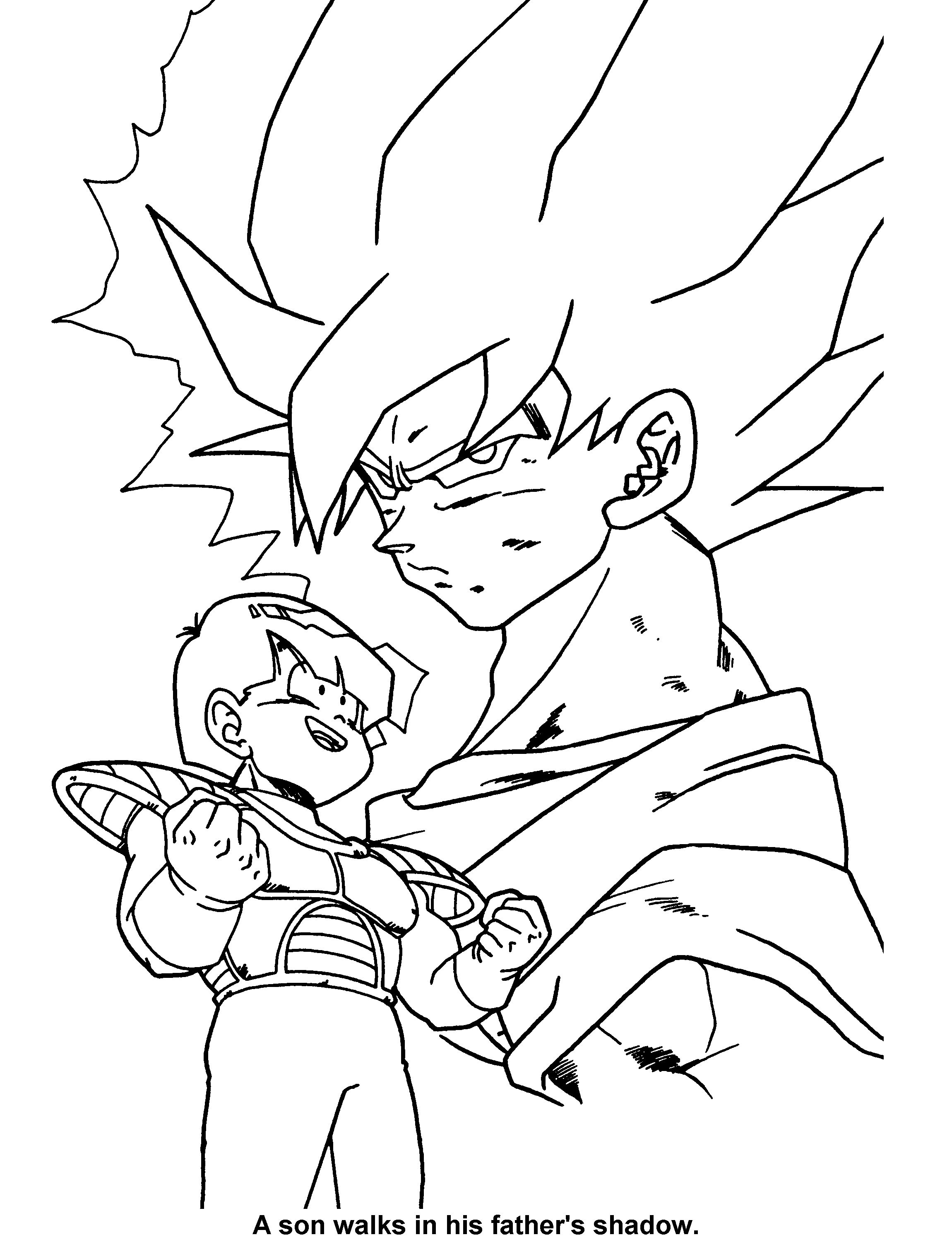 Página para colorir: Dragon Ball Z (desenhos animados) #38639 - Páginas para Colorir Imprimíveis Gratuitamente