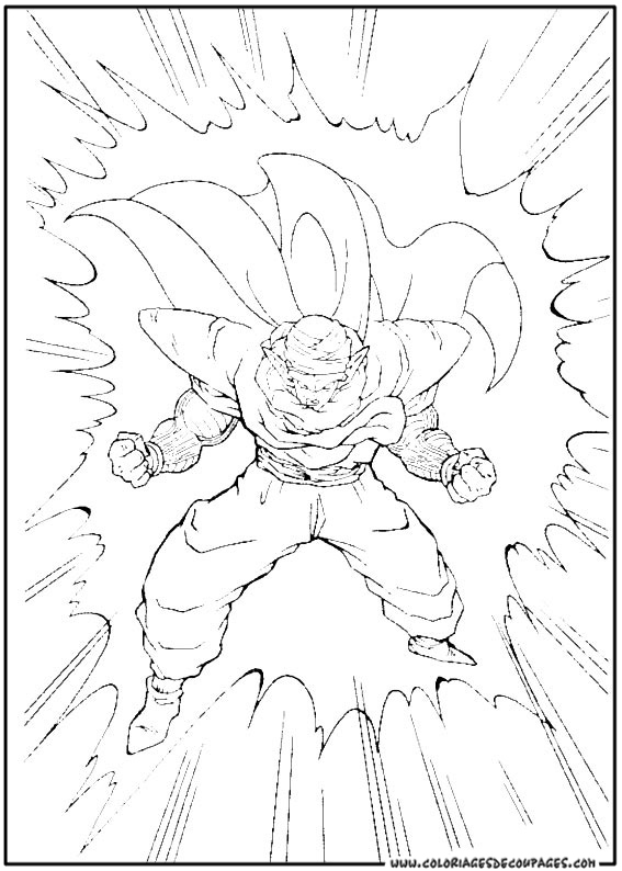 Página para colorir: Dragon Ball Z (desenhos animados) #38660 - Páginas para Colorir Imprimíveis Gratuitamente