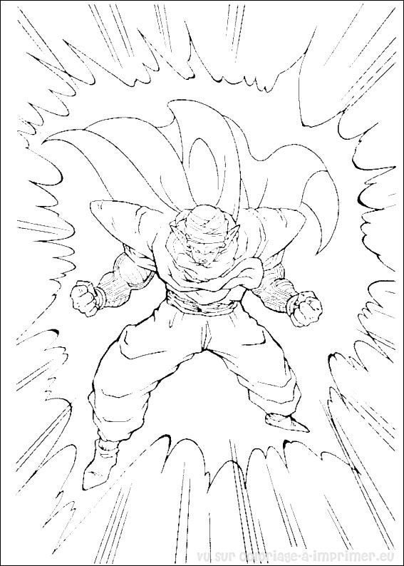 Página para colorir: Dragon Ball Z (desenhos animados) #38674 - Páginas para Colorir Imprimíveis Gratuitamente