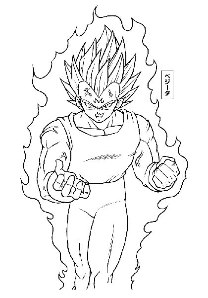 Página para colorir: Dragon Ball Z (desenhos animados) #38681 - Páginas para Colorir Imprimíveis Gratuitamente