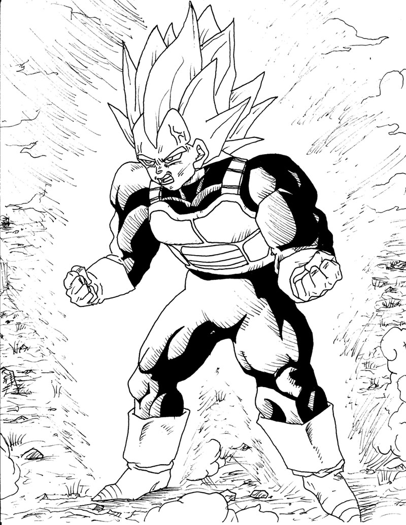 Página para colorir: Dragon Ball Z (desenhos animados) #38694 - Páginas para Colorir Imprimíveis Gratuitamente