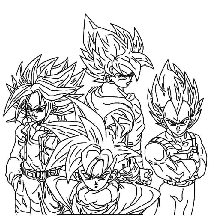 Página Dragon Ball Z #38713 (desenhos animados) para colorir – Páginas para  Colorir Imprimíveis