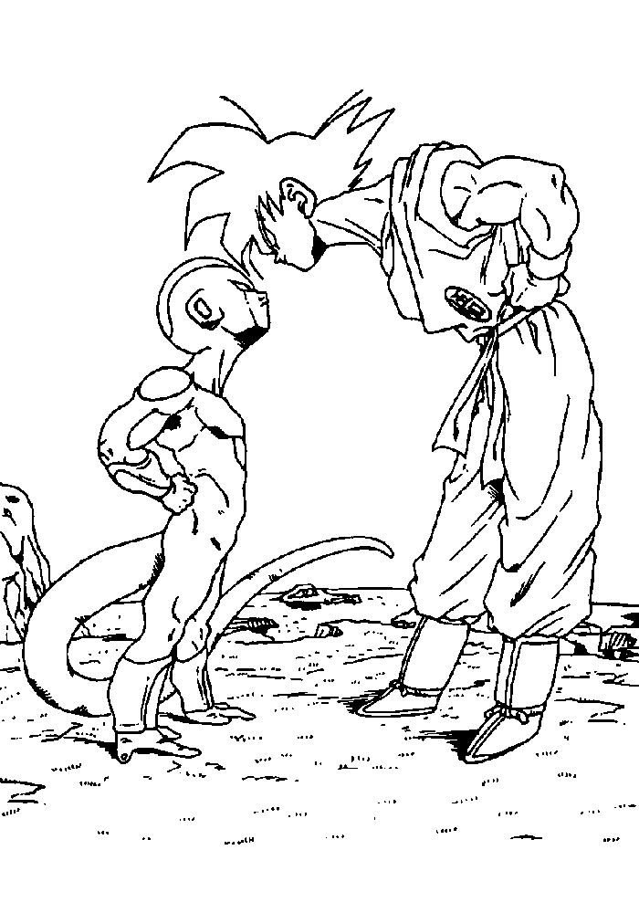 Página Dragon Ball Z #38788 (desenhos animados) para colorir – Páginas para  Colorir Imprimíveis