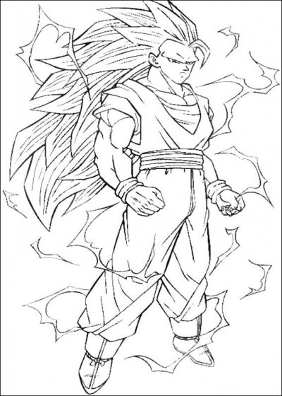 Página para colorir: Dragon Ball Z (desenhos animados) #38790 - Páginas para Colorir Imprimíveis Gratuitamente