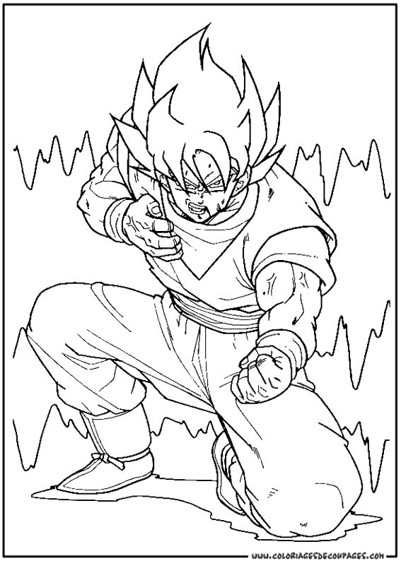 Página para colorir: Dragon Ball Z (desenhos animados) #38791 - Páginas para Colorir Imprimíveis Gratuitamente