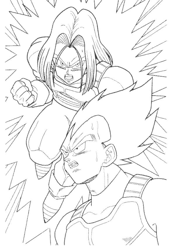 Página para colorir: Dragon Ball Z (desenhos animados) #38804 - Páginas para Colorir Imprimíveis Gratuitamente