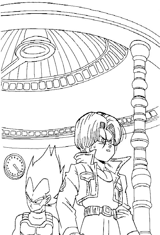 Página para colorir: Dragon Ball Z (desenhos animados) #38809 - Páginas para Colorir Imprimíveis Gratuitamente