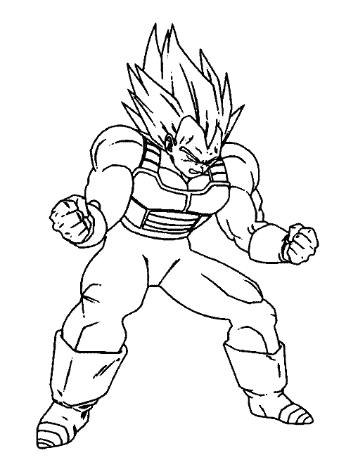 Página para colorir: Dragon Ball Z (desenhos animados) #38814 - Páginas para Colorir Imprimíveis Gratuitamente